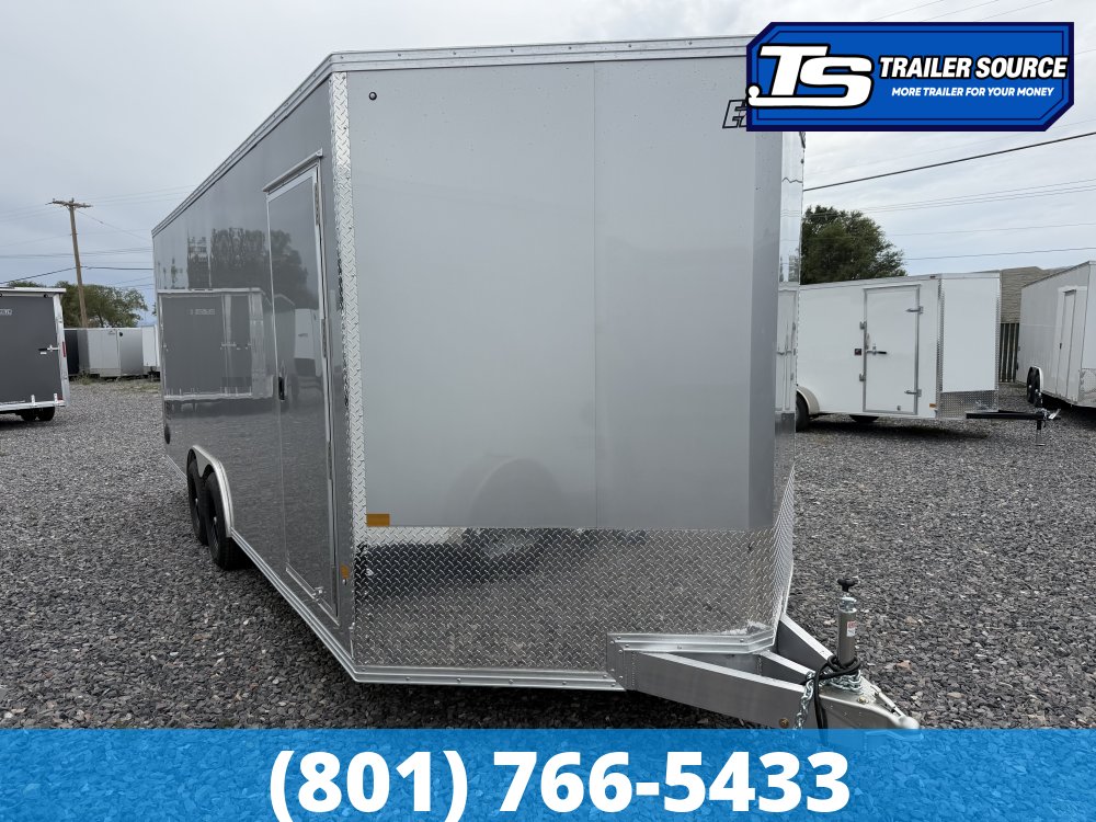 8.5x20 Alcom Aluminum EZ Hauler XLT Auto Trailer - 7'0" Interior - 10K GVWR - Dovetail