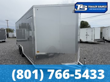 8.5x20 Alcom Aluminum EZ Hauler XLT Auto Trailer - 7'0" Interior - 10K GVWR - Dovetail