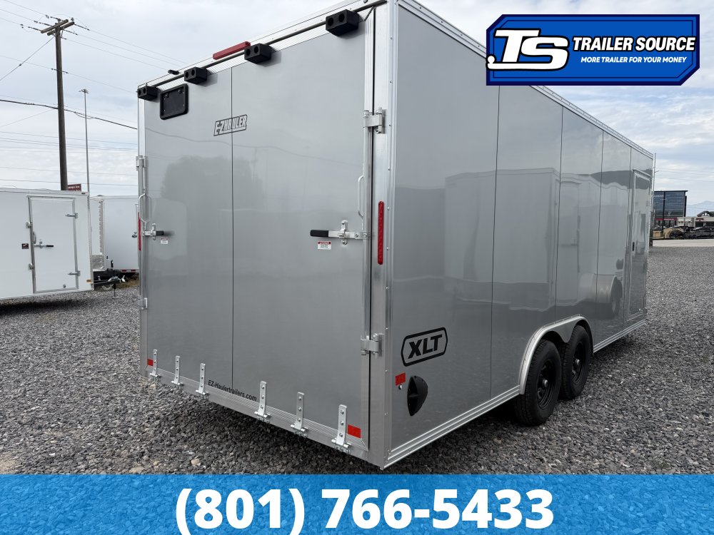 8.5x20 Alcom Aluminum EZ Hauler XLT Auto Trailer - 7'0" Interior - 10K GVWR - Dovetail