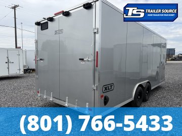 8.5x20 Alcom Aluminum EZ Hauler XLT Auto Trailer - 7'0" Interior - 10K GVWR - Dovetail