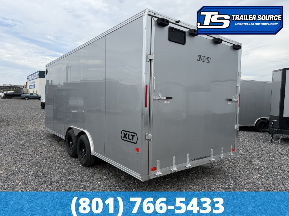 8.5x20 Alcom Aluminum EZ Hauler XLT Auto Trailer - 7'0" Interior - 10K GVWR - Dovetail