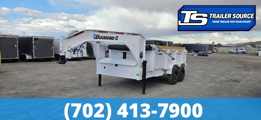 7x12 Diamond C LPT-GN 210 Gooseneck Dump