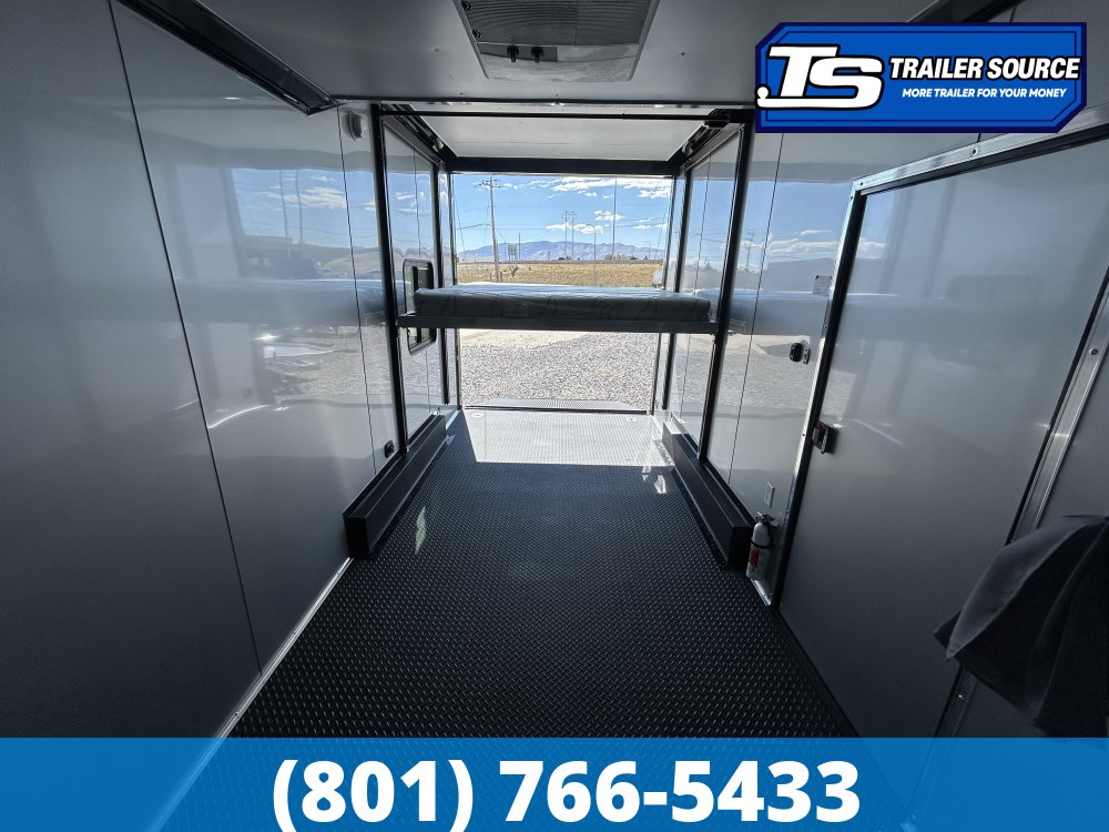 7.5x16 Look Moab Enclosed Cargo Trailer - 7'0" Interior - 10K GVWR - .080 PolyCor, Air Conditioner(s)