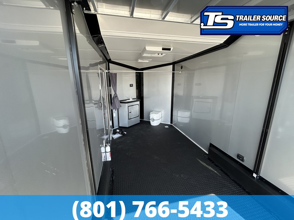 7.5x16 Look Moab Enclosed Cargo Trailer - 7'0" Interior - 10K GVWR - .080 PolyCor, Air Conditioner(s)