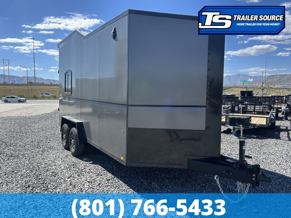 7.5x16 Look Moab Enclosed Cargo Trailer - 7'0" Interior - 10K GVWR - .080 PolyCor, Air Conditioner(s)