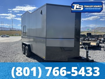 7.5x16 Look Moab Enclosed Cargo Trailer - 7'0" Interior - 10K GVWR - .080 PolyCor, Air Conditioner(s)