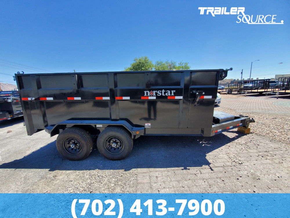 7x14 Norstar Iron Bull DXB 48" Sides 14K Dump Trailer