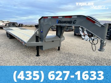 8.5x35 Diamond C FMAX HDT 35' 25.9K Hydraulic Dovetail Gooseneck