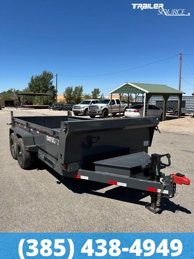 7x14 Norstar Iron Bull DCB 20" Sides 14K Dump Trailer