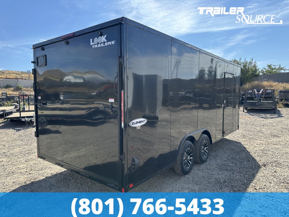 8.5x20 Look Element SE 7'0" Interior 10K Tandem Axle Enclosed Cargo