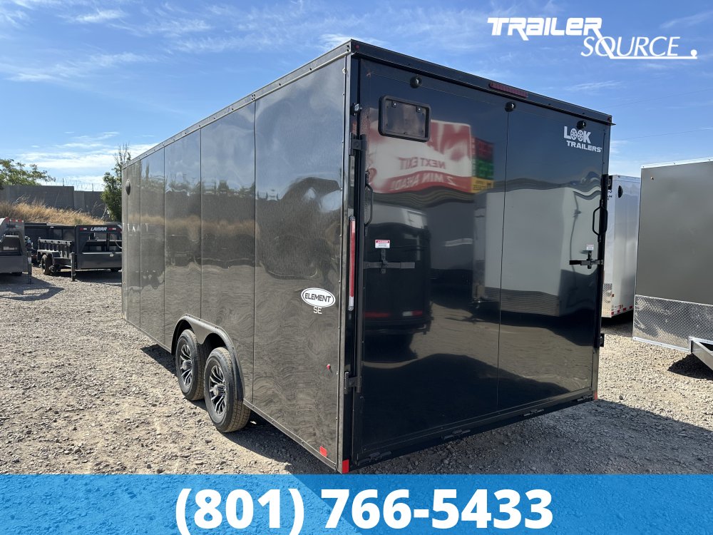 8.5x20 Look Element SE 7'0" Interior 10K Tandem Axle Enclosed Cargo