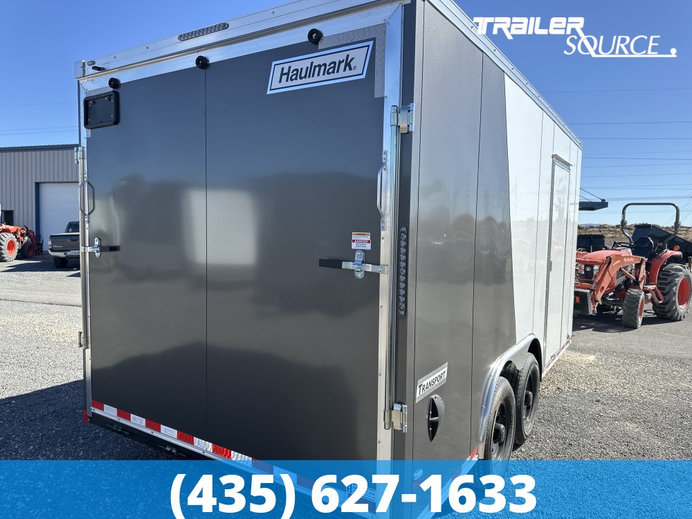 8.5x16 Haulmark Transport 7'6" Interior 12K Tandem Axle Enclosed Cargo