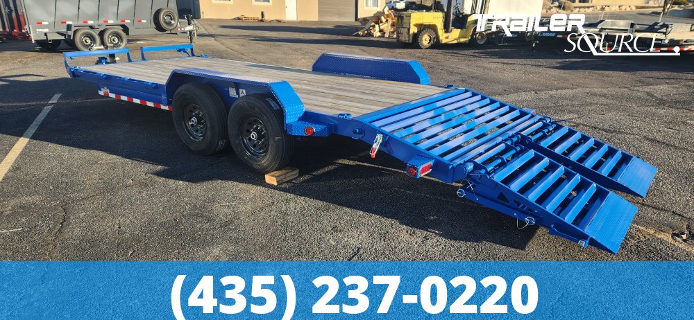 7x20 Iron Bull ETB Flatbed Car Hauler