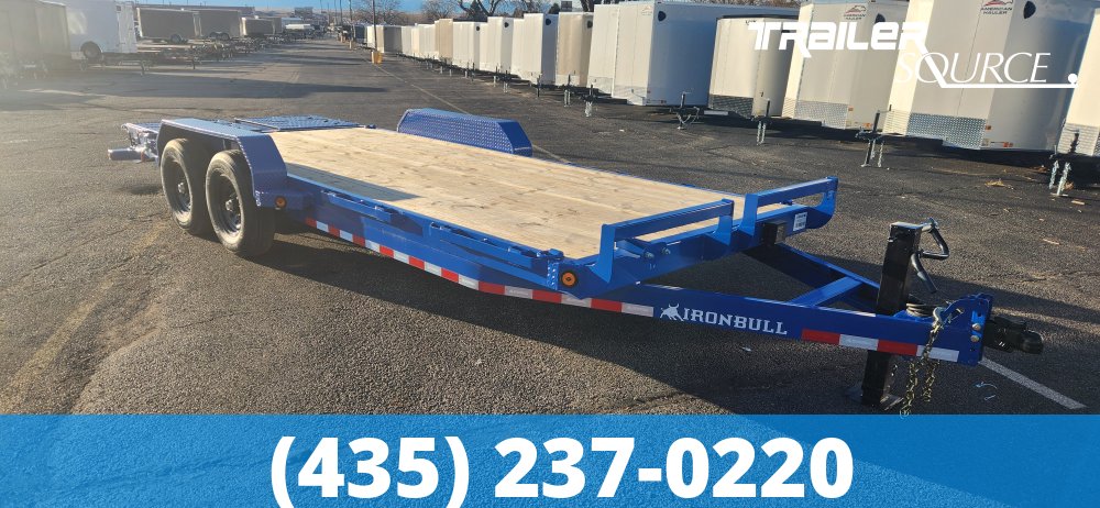 7x20 Iron Bull ETB Flatbed Car Hauler