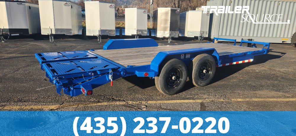 7x20 Iron Bull ETB Flatbed Car Hauler