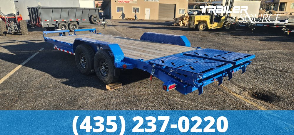 7x20 Iron Bull ETB Flatbed Car Hauler