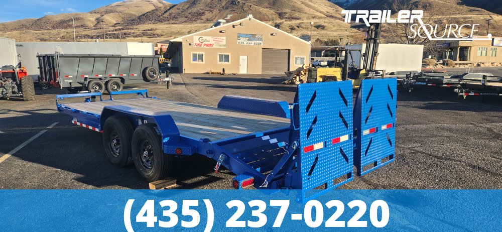 7x20 Iron Bull ETB Flatbed Car Hauler