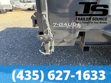 7x14 Lamar DT Dump Trailer - 24" Sides - 14K GVWR - Telescopic