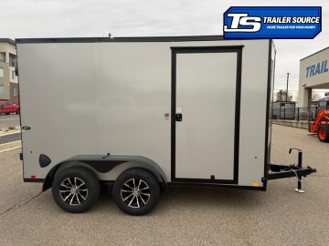 6x12 Look ST DLX Enclosed Cargo Trailer - 6'6" Interior - 7K GVWR - .080 PolyCor, Alloy Wheels, Black Out Package
