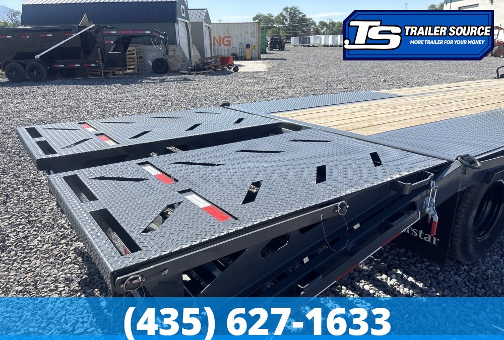 8.5x25 Norstar Iron Bull FXG Gooseneck Equipment Trailer - 22K GVWR - Max Ramps