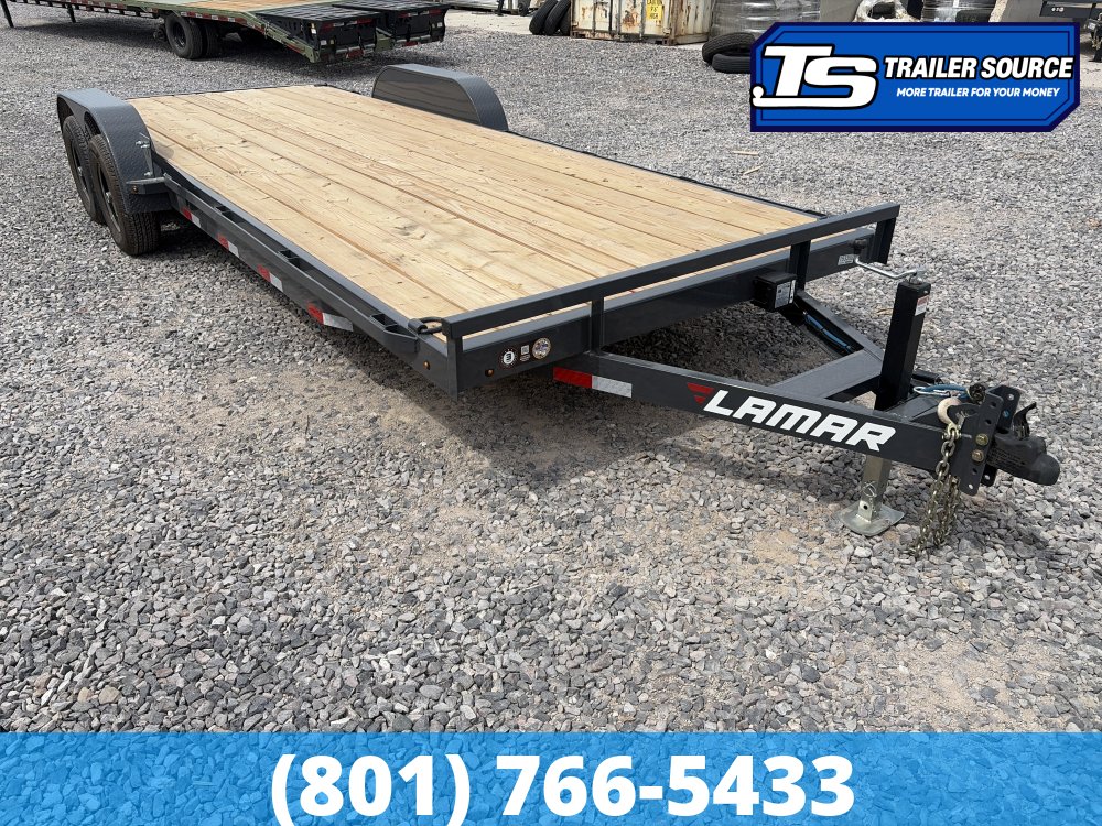 7x22 Lamar CC Flatbed Car Hauler
