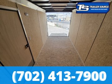 7x14 Look ST DLX Enclosed Cargo Trailer - 7'0" Interior - 7K GVWR - Black Out Package, Screwless Exterior