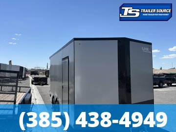 8.5x16 Look ST DLX Enclosed Cargo Trailer - 7'0" Interior - 10K GVWR - .080 PolyCor, Black Out Package, Rear Spoiler w/ Load Lights