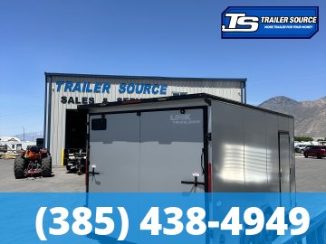 8.5x16 Look ST DLX Enclosed Cargo Trailer - 7'0" Interior - 10K GVWR - .080 PolyCor, Black Out Package, Rear Spoiler w/ Load Lights