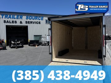 8.5x16 Look ST DLX Enclosed Cargo Trailer - 7'0" Interior - 10K GVWR - .080 PolyCor, Black Out Package, Rear Spoiler w/ Load Lights