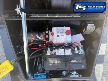 8.5x26 Double A Pro Series HBT Deckover Tilt Trailer - 15.4K GVWR - I-Beam Frame, Torsion Axles, Winch Package