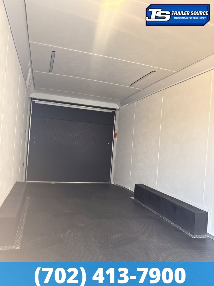 8.5x24 Haulmark Heat Enclosed Car Hauler Trailer - 7'6" Interior - 10K GVWR - .080 PolyCor, Black Out Package