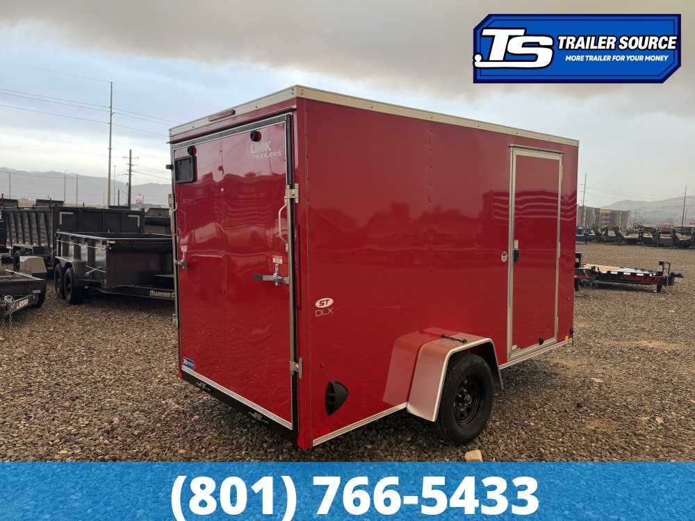 6x12 Look ST DLX Enclosed Cargo Trailer - 6'6" Interior - 3.5K GVWR -