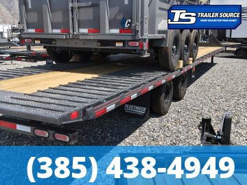8.5x40 Diamond C FMAX-HDT 210 Gooseneck Hydraulic Dovetail Equipment Trailer - 25K GVWR -