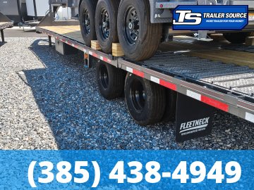 8.5x40 Diamond C FMAX-HDT 210 Gooseneck Hydraulic Dovetail Equipment Trailer - 25K GVWR -
