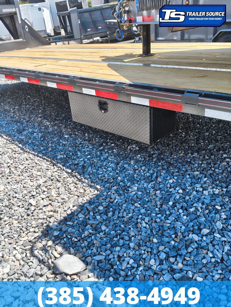 8.5x40 Diamond C FMAX-HDT 210 Gooseneck Hydraulic Dovetail Equipment Trailer - 25K GVWR -