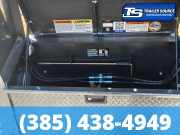 8.5x40 Diamond C FMAX-HDT 210 Gooseneck Hydraulic Dovetail Equipment Trailer - 25K GVWR -