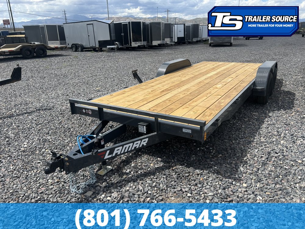 7x20 Lamar CE Flatbed Car Hauler