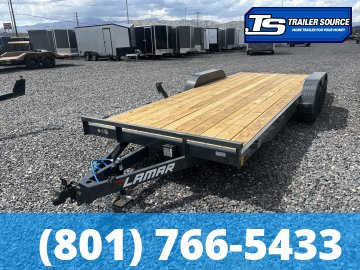7'x20' Lamar CE Flatbed Car Hauler