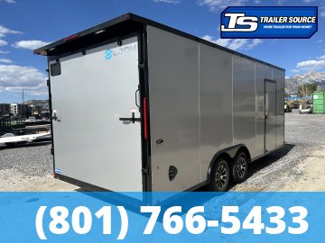8.5x20 Look ST DLX Enclosed Cargo Trailer - 7'0" Interior - 7K GVWR - .080 PolyCor, Aluminum Outer Wheels, Black Out Package, Rear Spoiler w/ Load Lights