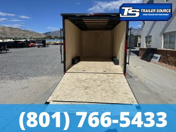 8.5x20 Look ST DLX Enclosed Cargo Trailer - 7'0" Interior - 7K GVWR - .080 PolyCor, Aluminum Outer Wheels, Black Out Package, Rear Spoiler w/ Load Lights