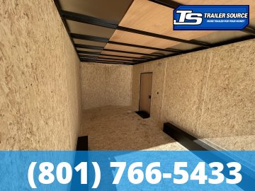 8.5x20 Look ST DLX Enclosed Cargo Trailer - 7'0" Interior - 7K GVWR - .080 PolyCor, Aluminum Outer Wheels, Black Out Package, Rear Spoiler w/ Load Lights