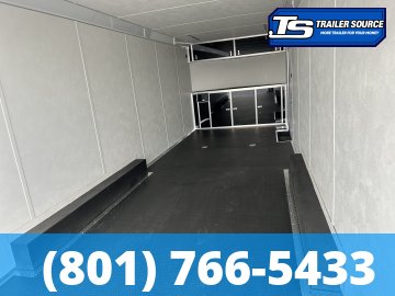 8.5x28 Haulmark Heat Enclosed Car Hauler Trailer - 7'6" Interior - 10K GVWR - .080 PolyCor, Rear Spoiler w/ Load Lights, Spread Axles