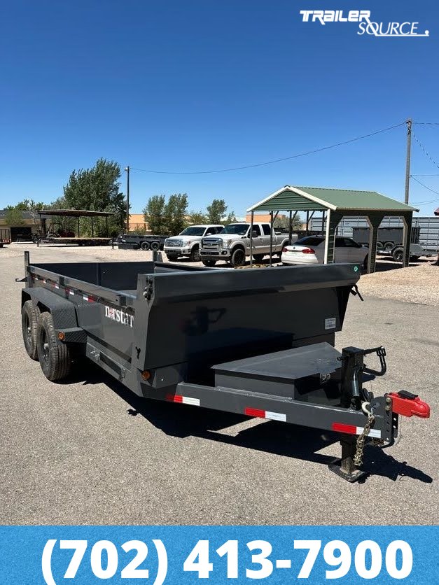 7x14 Norstar Iron Bull DCB 20" Sides 14K Dump Trailer