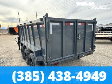 7x16 Lamar DT Gooseneck  21K Dump