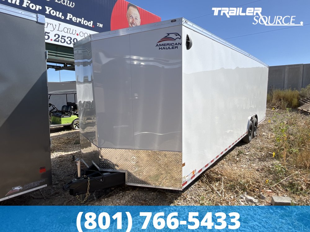 8.5x28 American Hauler Night Hawk 7'6" 12K Tandem Axle Enclosed Cargo