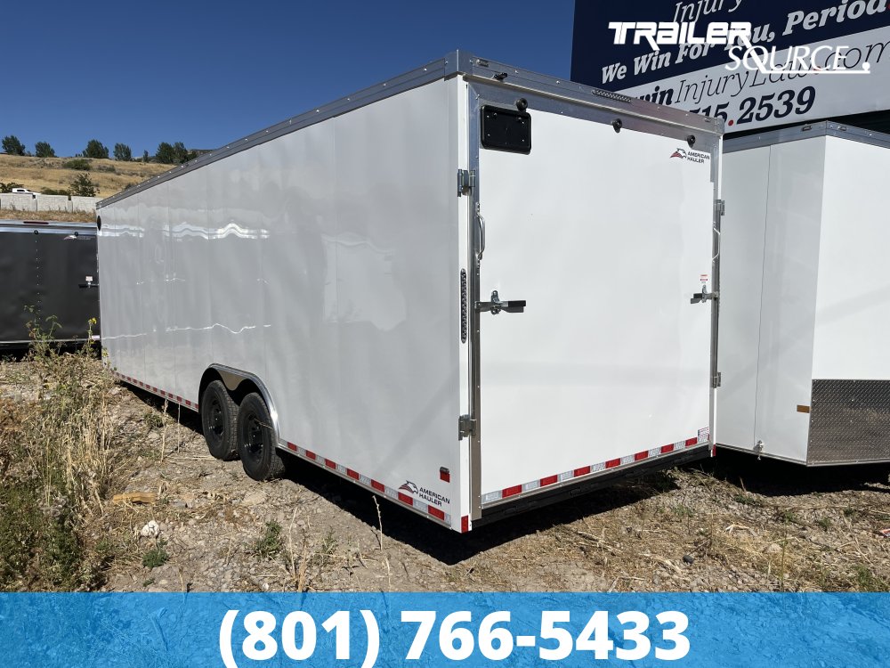 8.5x28 American Hauler Night Hawk 7'6" 12K Tandem Axle Enclosed Cargo