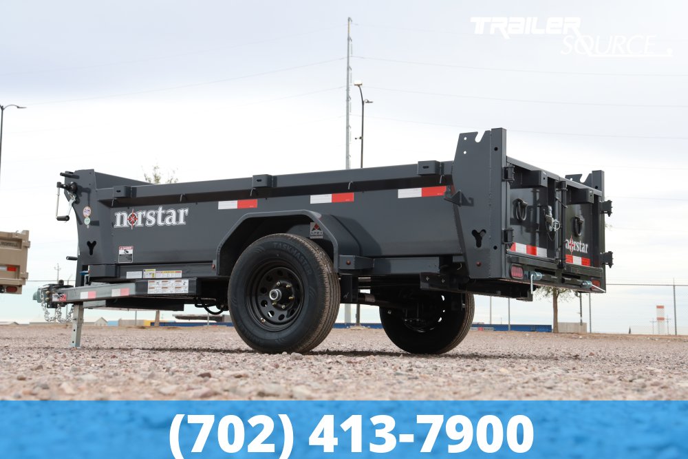 5x10 Norstar Iron Bull DCB 18" Sides 3.5K Dump Trailer