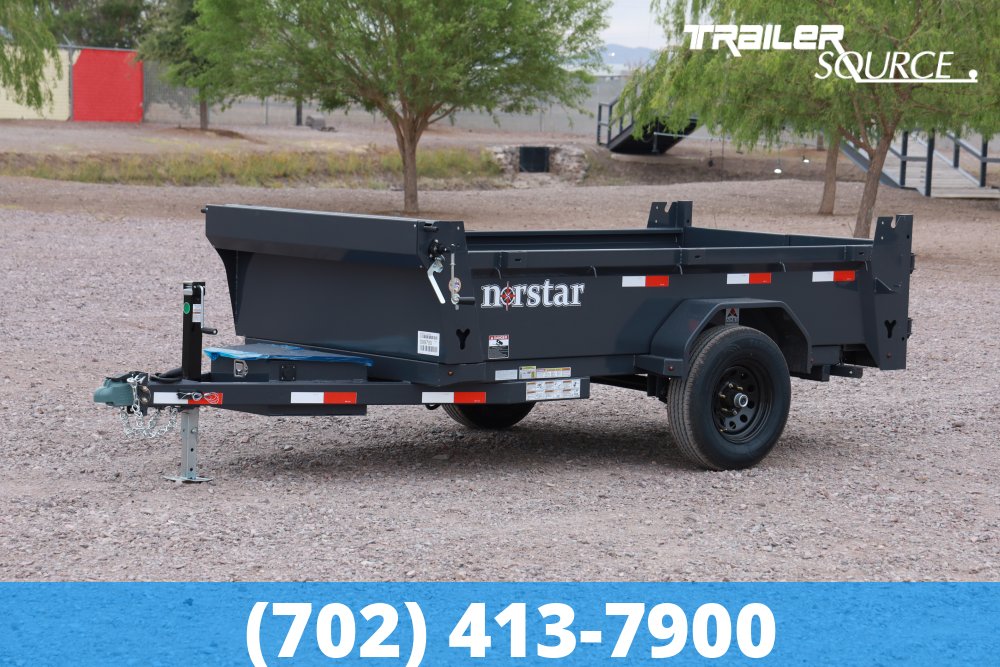 5x10 Norstar Iron Bull DCB 18" Sides 3.5K Dump Trailer