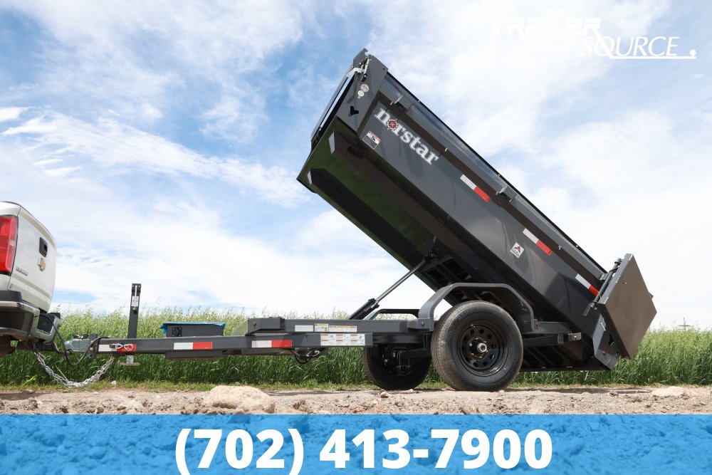 5x10 Norstar Iron Bull DCB 18" Sides 3.5K Dump Trailer
