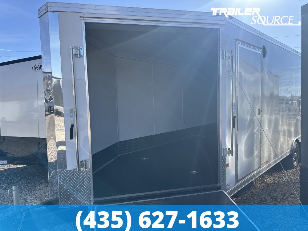 8.5x30 Wells Cargo Sport Trac 7'6" Interior 10K Tandem Axle Snowmobile